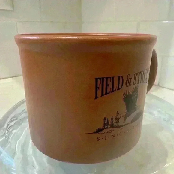 Field & Stream Mug Cup Brown Large Stoneware Soup Coffee Outdoor Adventu… - Picture 6 of 8
